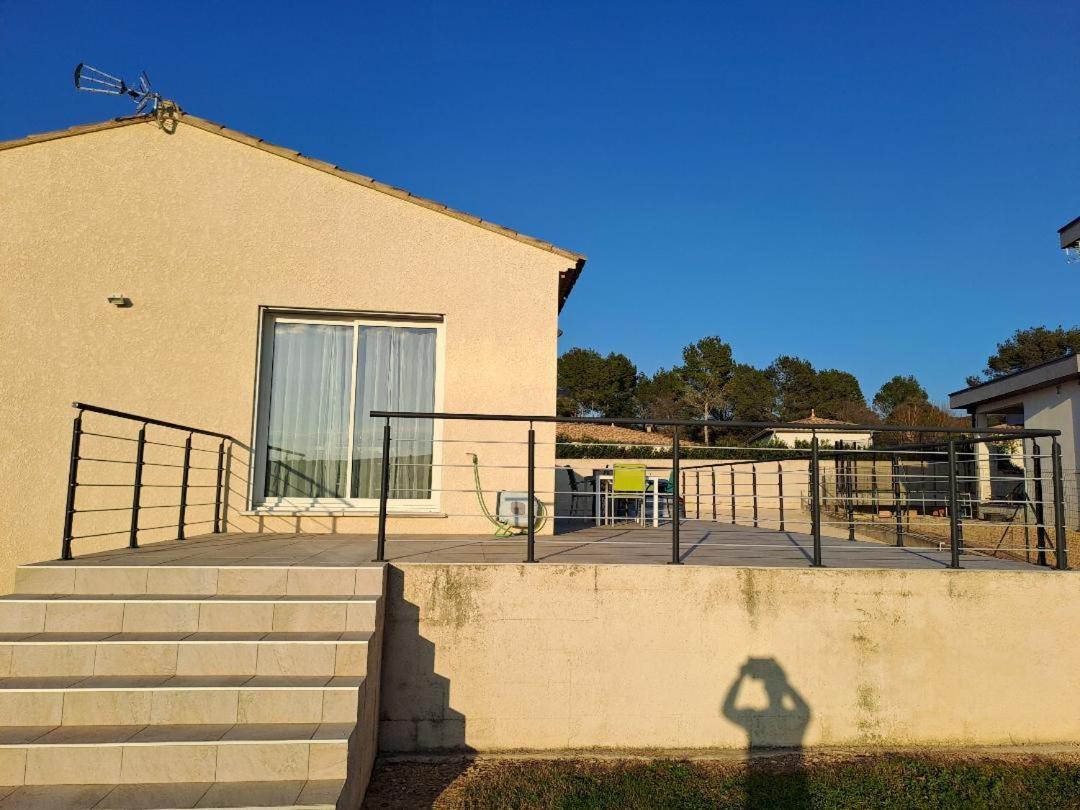 Villa Familiale Avec Piscine, Jardin A 10 Mn D'Uzes Flaux Dış mekan fotoğraf